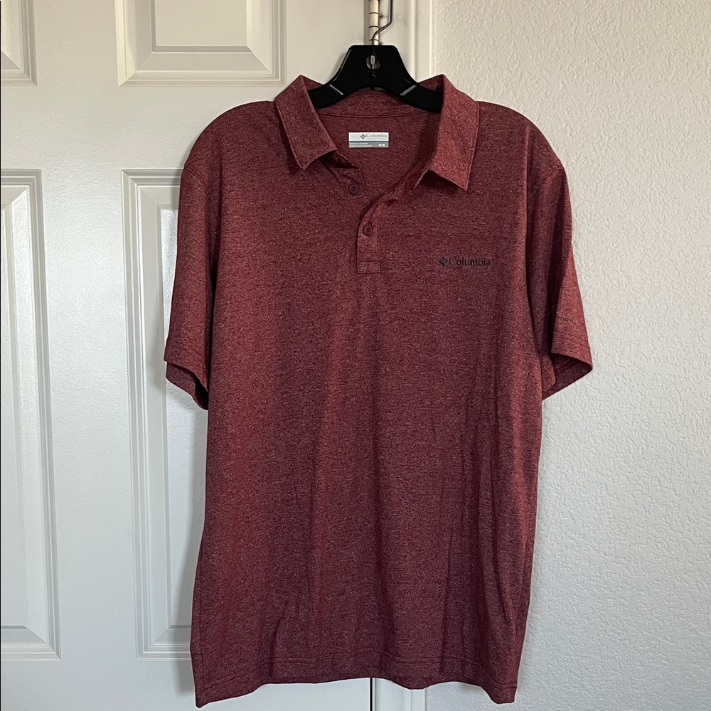 Columbia Men's Maroon Polo Shirt
